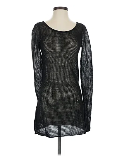 Pre-owned Express Pullover Sweater In Black