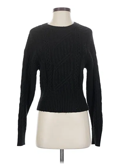 Pre-owned Express Pullover Sweater In Black