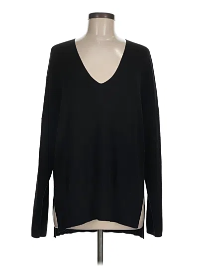 Pre-owned Express Pullover Sweater In Black