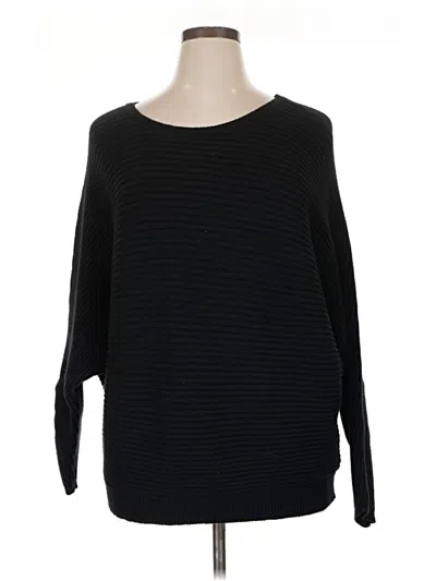 Pre-owned Express Pullover Sweater In Black
