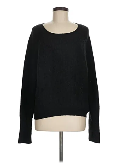 Pre-owned Express Pullover Sweater In Black