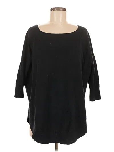 Pre-owned Express Pullover Sweater In Black