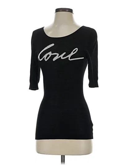 Pre-owned Express Pullover Sweater In Black