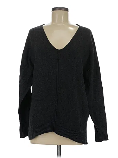 Pre-owned Express Pullover Sweater In Black