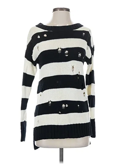 Pre-owned Express Pullover Sweater In Black