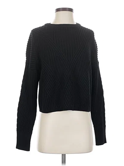 Pre-owned Express Pullover Sweater In Black