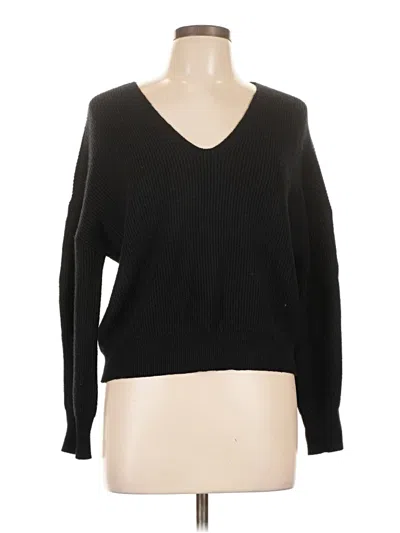 Pre-owned Express Pullover Sweater In Black
