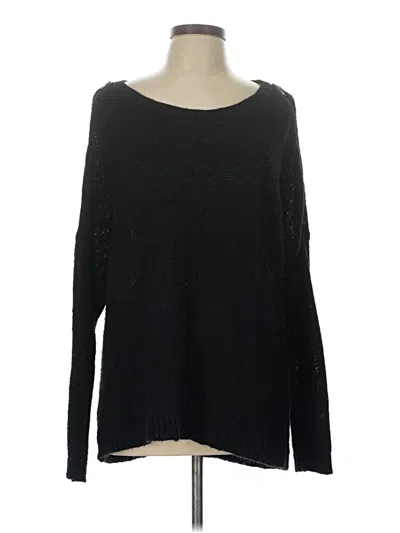 Pre-owned Express Pullover Sweater In Black