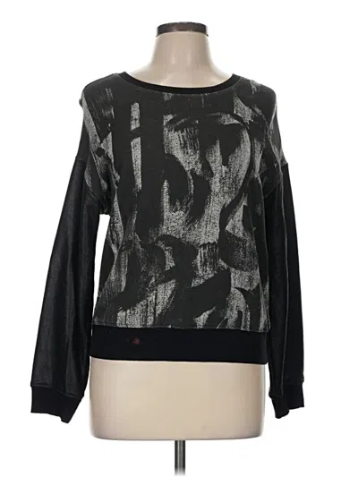 Pre-owned Express Pullover Sweater In Black
