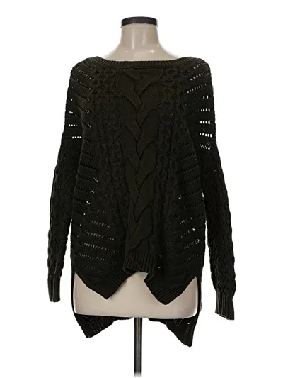 Pre-owned Express Pullover Sweater In Black