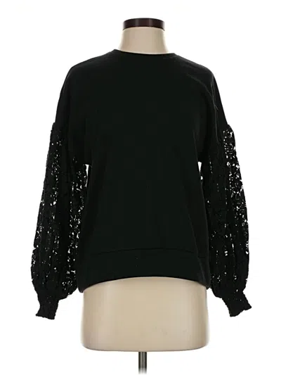 Pre-owned Express Pullover Sweater In Black