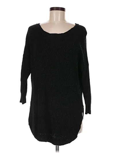 Pre-owned Express Pullover Sweater In Black