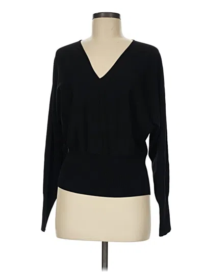 Pre-owned Express Pullover Sweater In Black