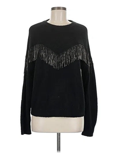 Pre-owned Express Pullover Sweater In Black