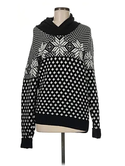 Pre-owned Express Pullover Sweater In Black