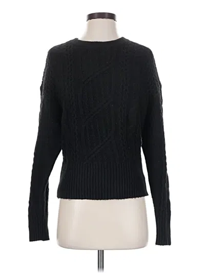 Pre-owned Express Pullover Sweater In Black