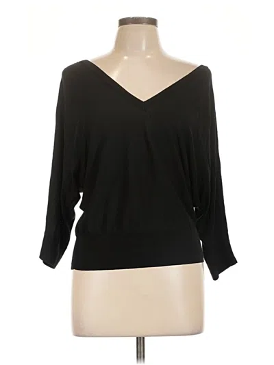 Pre-owned Express Pullover Sweater In Black