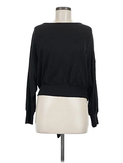 Pre-owned Express Pullover Sweater In Black