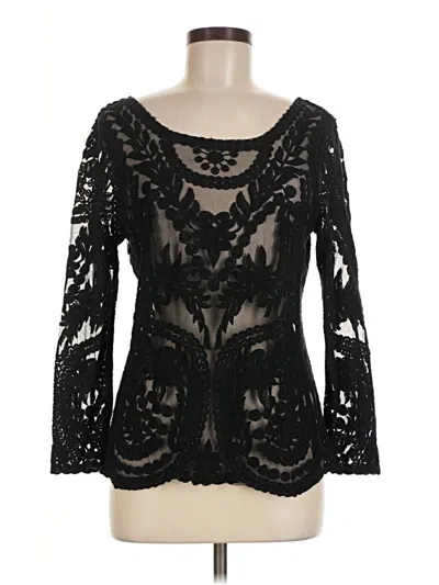 Pre-owned Express Pullover Sweater In Black
