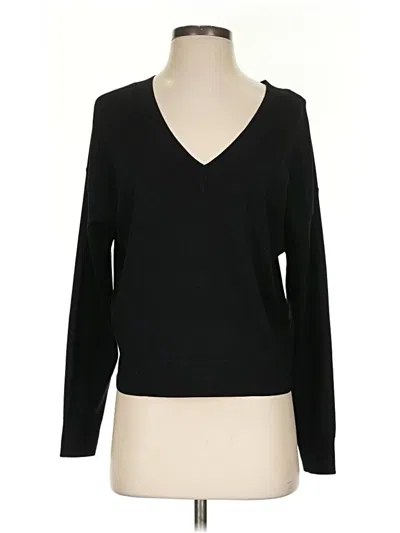 Pre-owned Express Pullover Sweater In Black