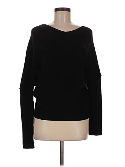 Pre-owned Express Pullover Sweater In Black