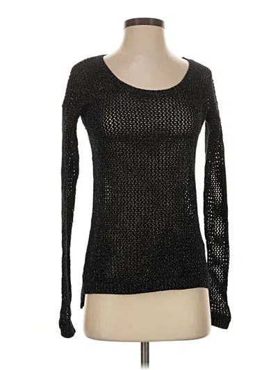 Pre-owned Express Pullover Sweater In Black
