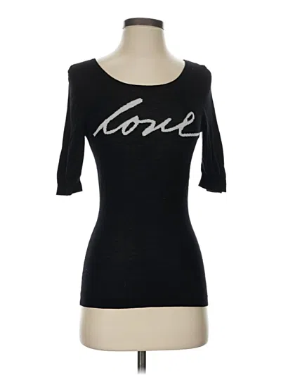 Pre-owned Express Pullover Sweater In Black