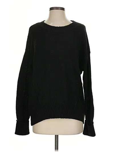 Pre-owned Express Pullover Sweater In Black