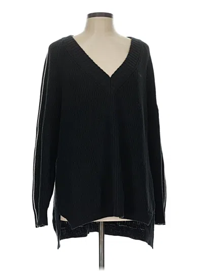 Pre-owned Express Pullover Sweater In Black