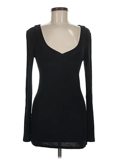 Pre-owned Express Pullover Sweater In Black