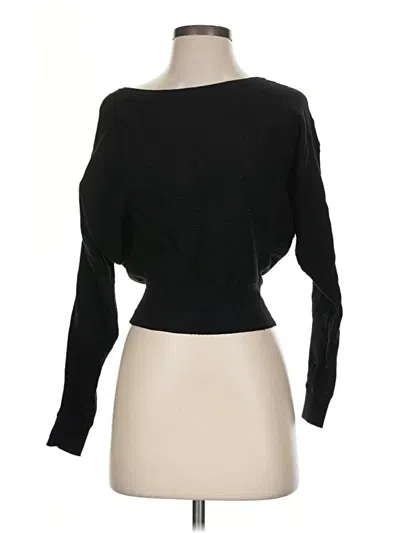 Pre-owned Express Pullover Sweater In Black