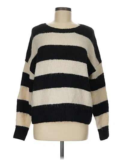 Pre-owned Express Pullover Sweater In Black