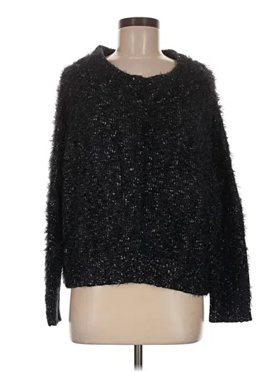 Pre-owned Express Pullover Sweater In Black