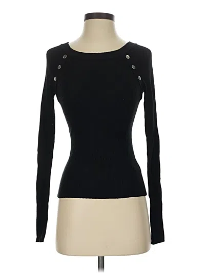 Pre-owned Express Pullover Sweater In Black