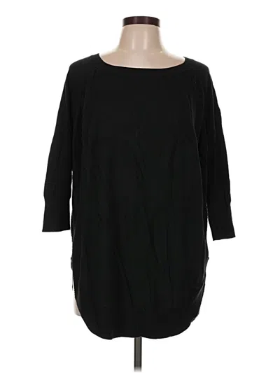 Pre-owned Express Pullover Sweater In Black