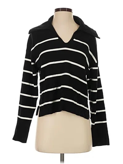 Pre-owned Express Pullover Sweater In Black