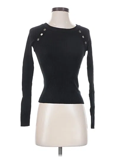 Pre-owned Express Pullover Sweater In Black
