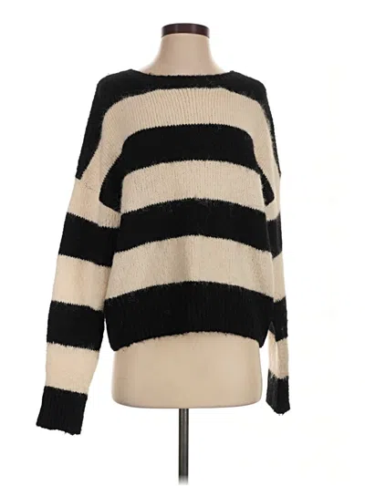 Pre-owned Express Pullover Sweater In Black