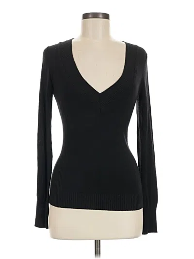 Pre-owned Express Pullover Sweater In Black