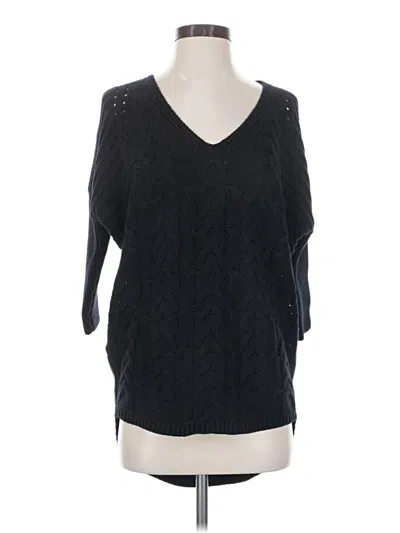Pre-owned Express Pullover Sweater In Black