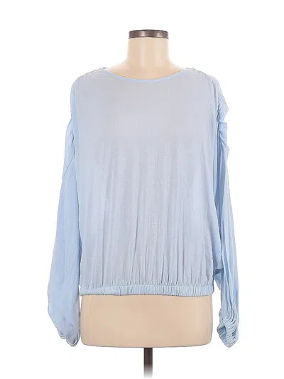 Pre-owned Express Pullover Sweater In Blue