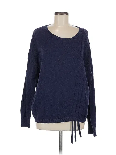 Pre-owned Express Pullover Sweater In Blue