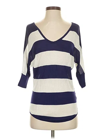 Pre-owned Express Pullover Sweater In Blue