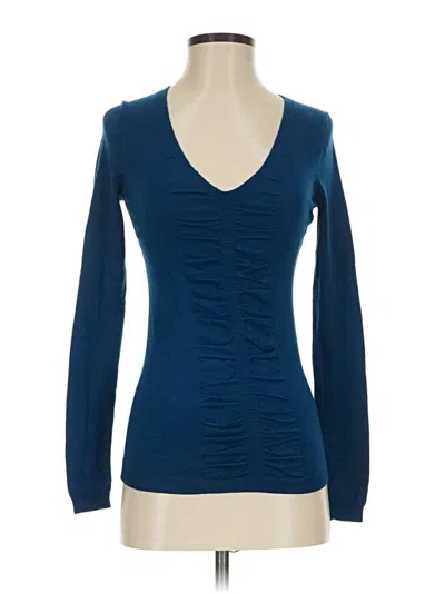 Pre-owned Express Pullover Sweater In Blue