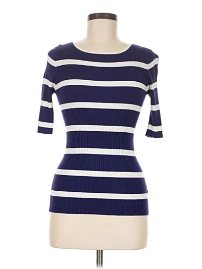 Pre-owned Express Pullover Sweater In Blue