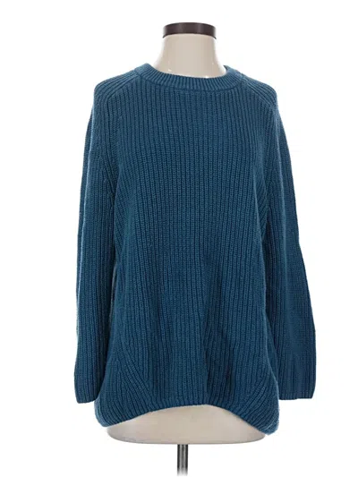 Pre-owned Express Pullover Sweater In Blue