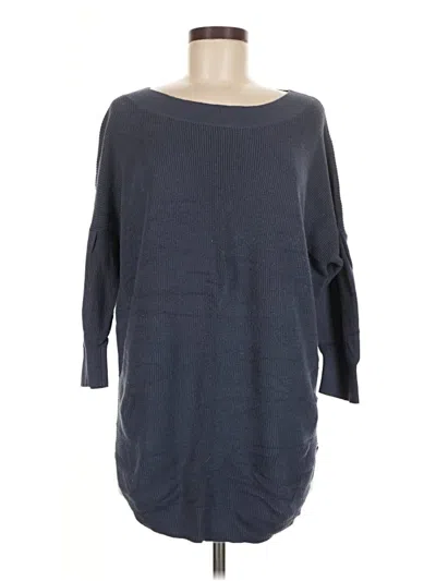 Pre-owned Express Pullover Sweater In Blue