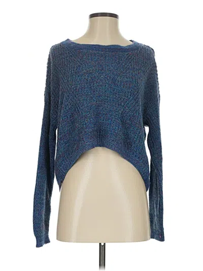 Pre-owned Express Pullover Sweater In Blue