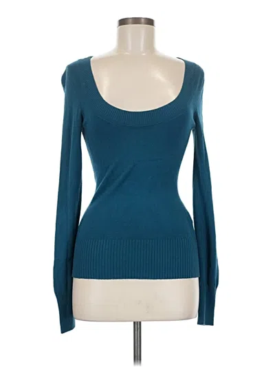 Pre-owned Express Pullover Sweater In Blue
