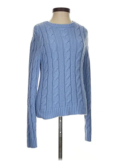 Pre-owned Express Pullover Sweater In Blue